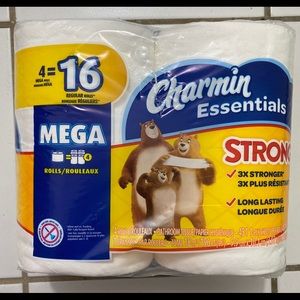 CHARMIN Essentials Strong Mega Rolls 4=16 Rolls